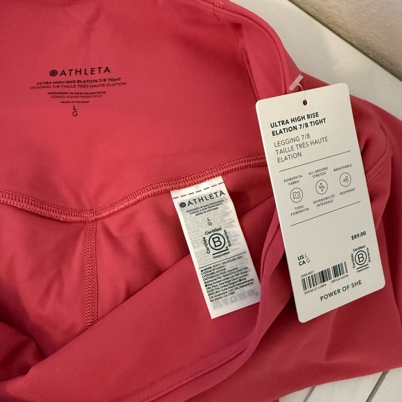 Athleta Ultra High Rise Elation 7/8 Tight - Picture 4 of 7